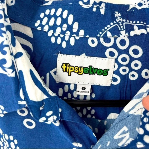 Tipsy Elves  ShortSleeve button down shirt - Picture 5 of 7